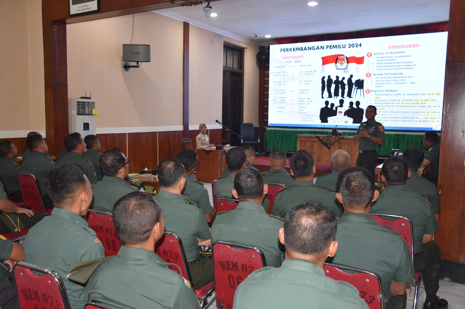 Korem 073/Makutarama Gelar Sosialisasi Netralitas TNI Pada Pemilu 2024